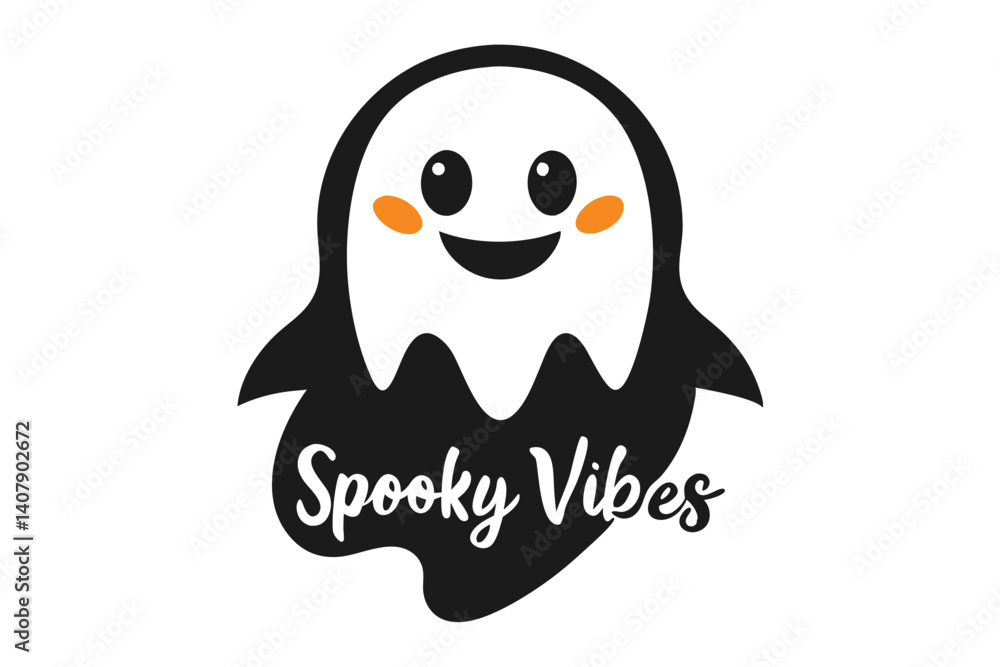Obraz premium halloween ghost vector