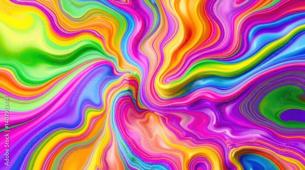 Vibrant swirling abstract design Vibrant swirling abstract design