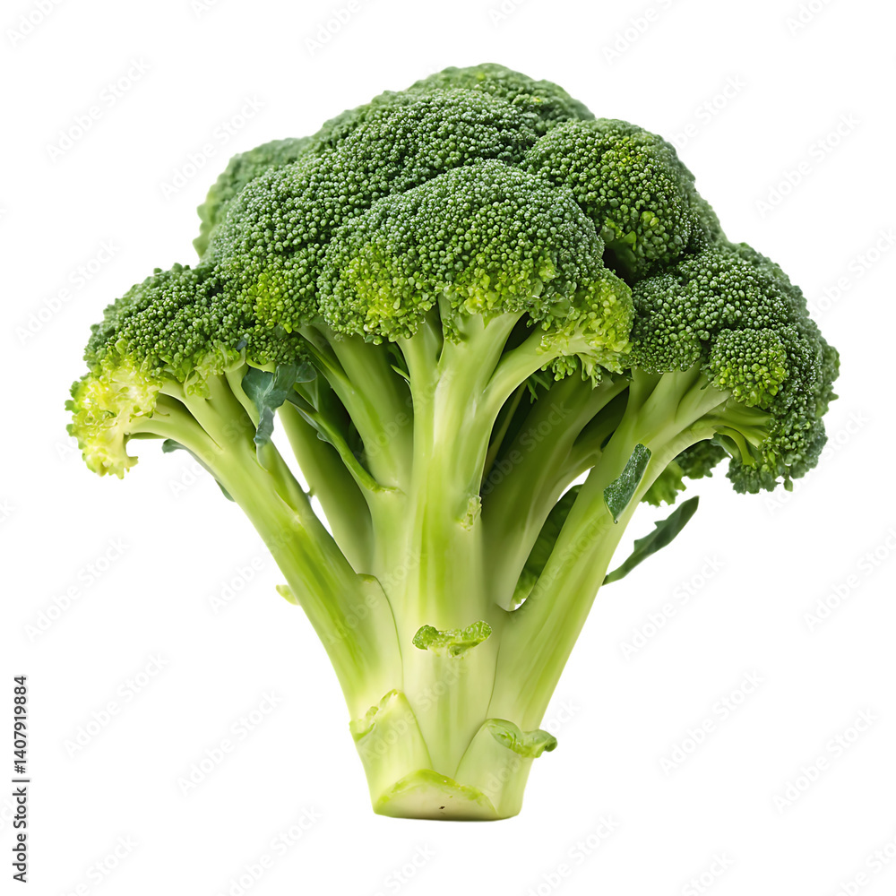 Broccoli isolated on a transparent background Broccoli isolated on a transparent background