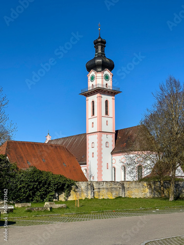 Obraz na płótnie Kirche Sankt Peter und Paul in Laupheim w salonie