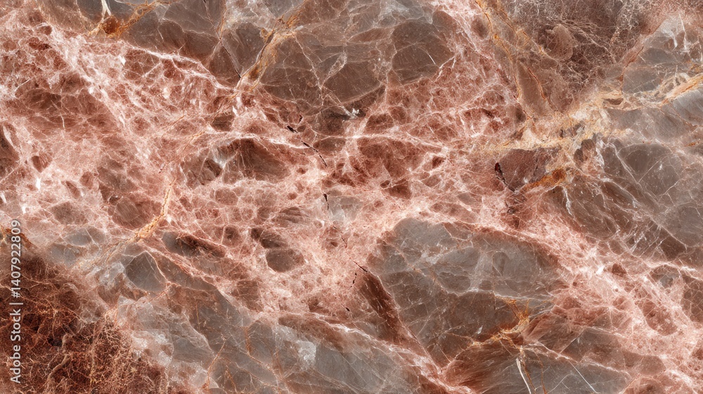 Fototapeta premium Marble Texture Background in Brown and Gray Tones