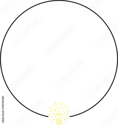 Did You Know Lightbulb for Fun Facts and Tips Illustration