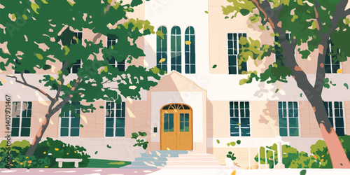 A charming building nestled...