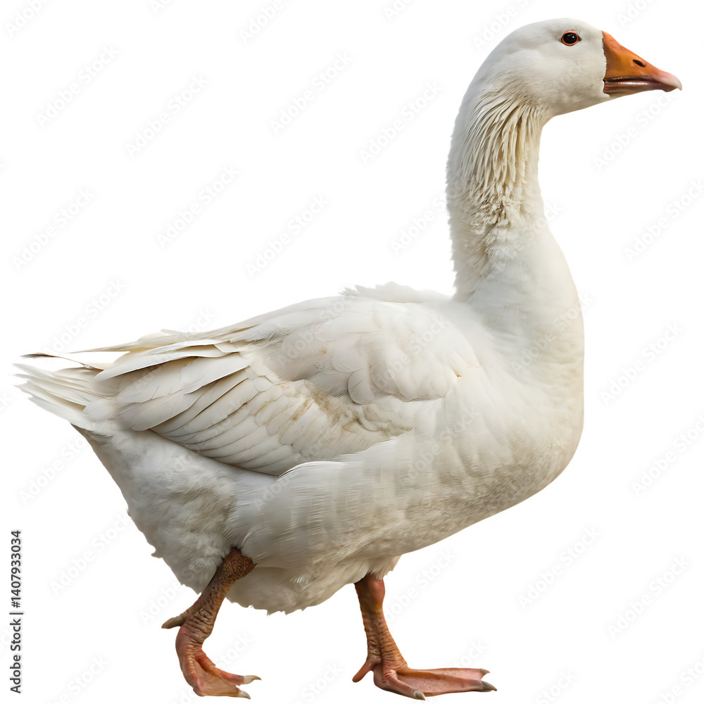 Goose isolated on a transparent background Goose isolated on a transparent background