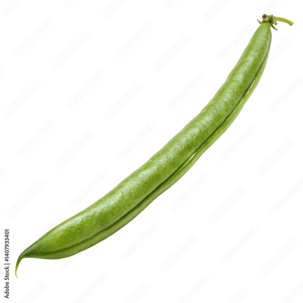 Green bean isolated on a transparent background Green bean isolated on a transparent background