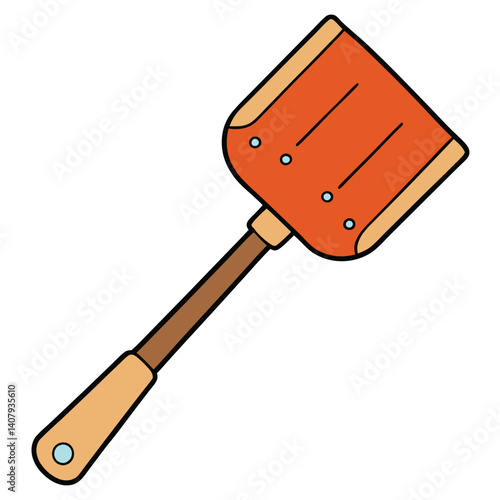 Spatula illustration flat vector design