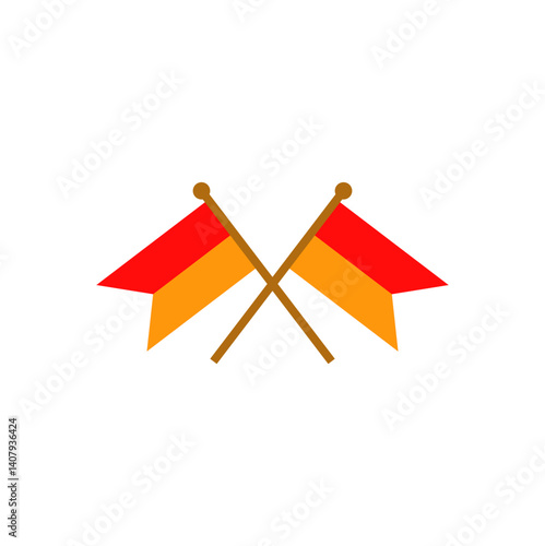 Semaphore flags icon