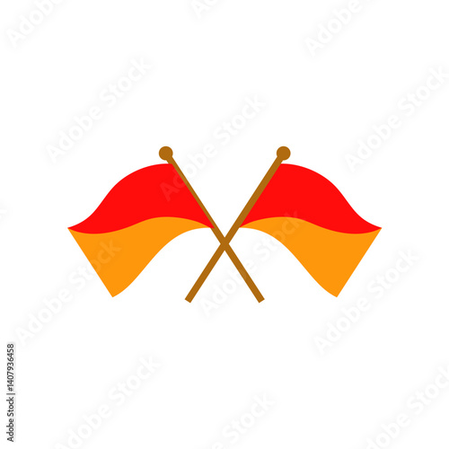 Semaphore flags icon