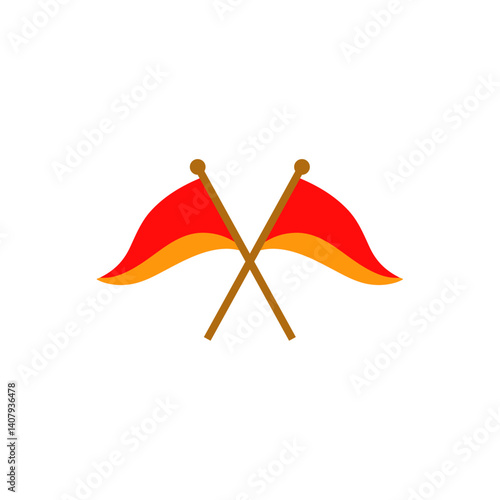 Semaphore flags icon