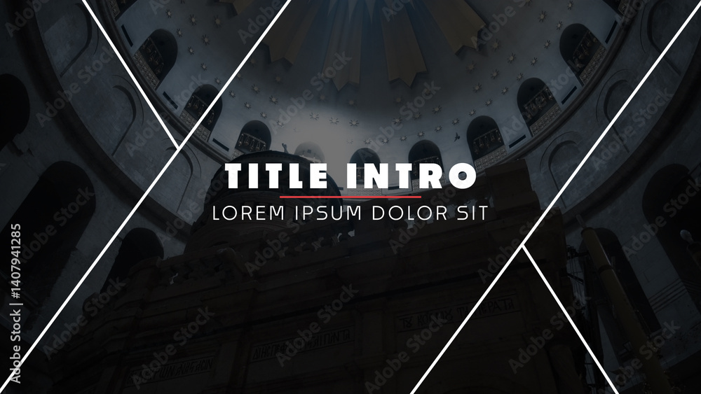 Title Intro Stock Template | Adobe Stock