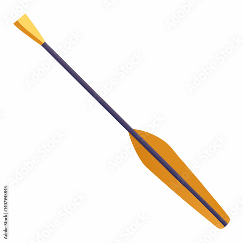 rowing oar vector icon