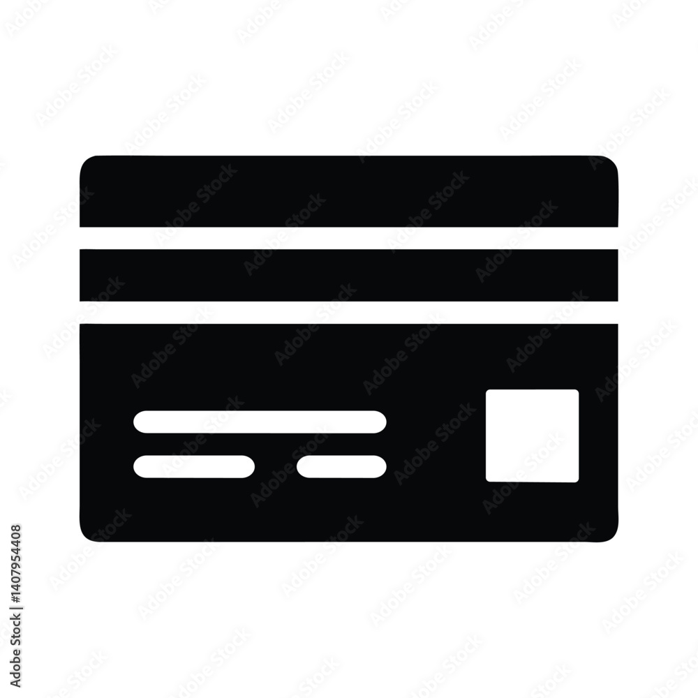 Credit Card Icon Vector: Payment Method Symbol Credit Card Icon Vector: Payment Method Symbol