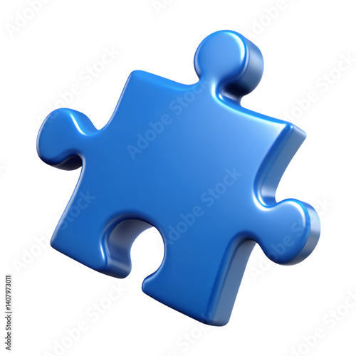 3D Puzzle Piece Icon