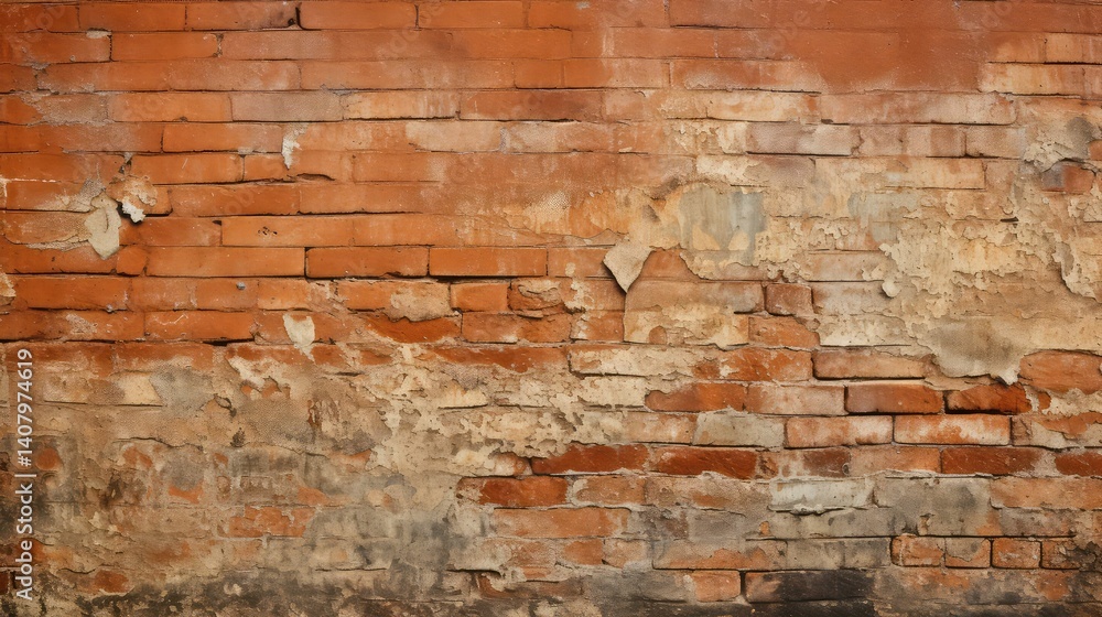 Naklejka premium weathe red wall texture