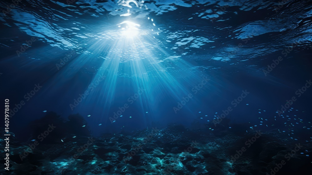 Fototapeta premium transition blue to black background