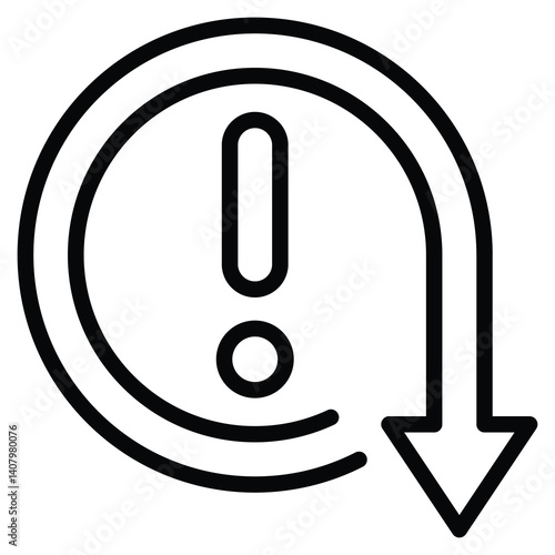 Reduce icon line vector illustration