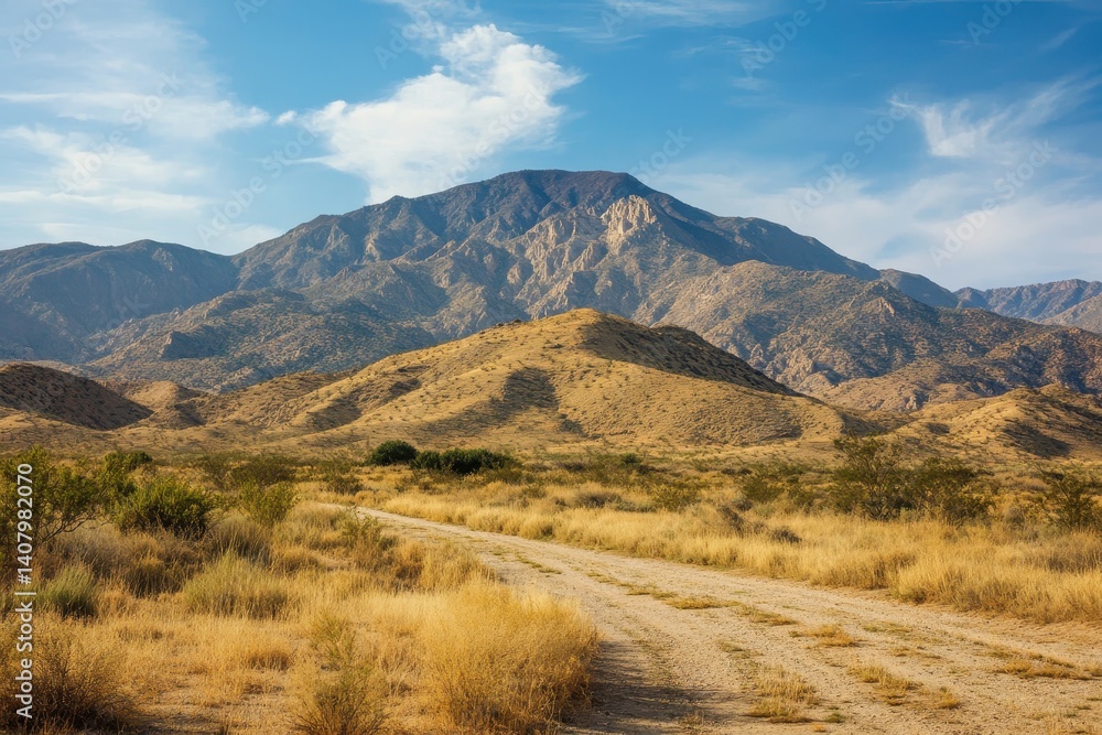 Desert mountain landscape Desert mountain landscape