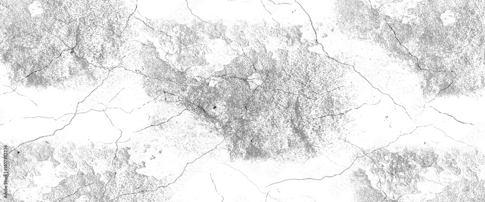 Fototapeta premium Abstract background of grunge white, black damaged rusty crack and scratch wall texture design. gray concreate surface plaster old rough dirty wall texture, white marble texture, grunge texture.