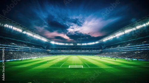 Wallpaper Mural match football stadium lights Torontodigital.ca