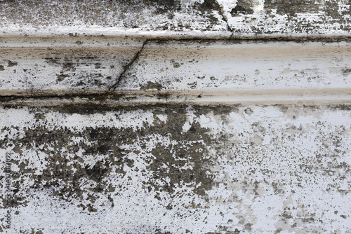 Cracked Paint Texture on a Tombstone at an Above Ground Graveyard - New Orleans Cemetery, Ornamental concrete