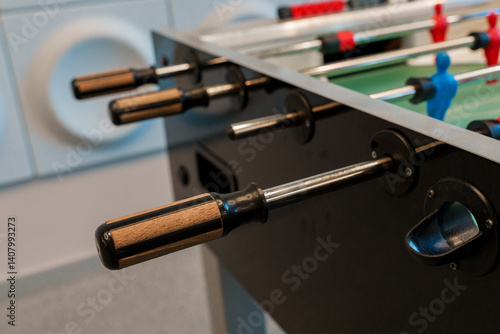 Wallpaper Mural A man practices kicker table football throws, Recreation and leisure concept. Saint Petersburg, Russia - 6 Apr 2025 Torontodigital.ca