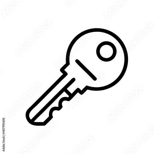 Keyed padlock icon