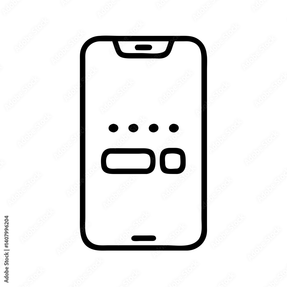 Ikona telefonu komórkowego