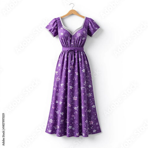 purple women's nightgown
