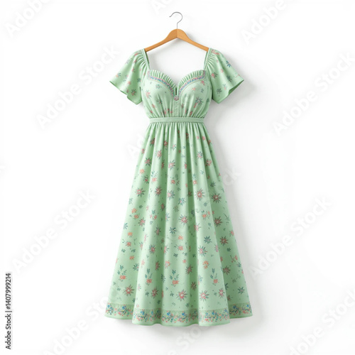 light green women's nightgown