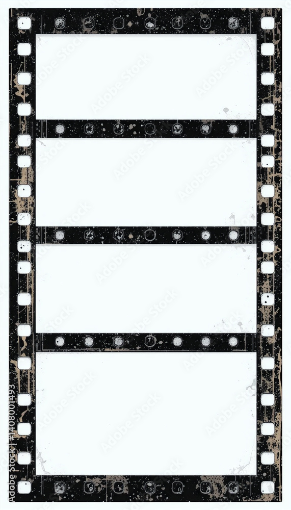 Trendy Film Strip Frame Template Four Empty Slots Cinema Reel Grunge Grain Noisy Texture Vintage Aesthetic Design Modern Retro Vector Style Illustration Transparent Background Generative AI Trendy Film Strip Frame Template Four Empty Slots Cinema Reel Grunge Grain Noisy Texture Vintage Aesthetic Design Modern Retro Vector Style Illustration Transparent Background Generative AI