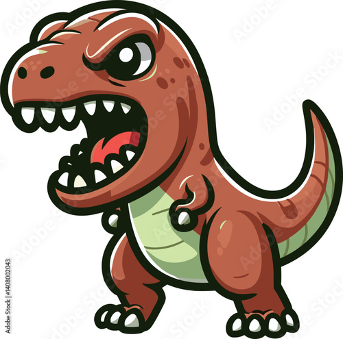 かわいいティラノサウルスのイラスト