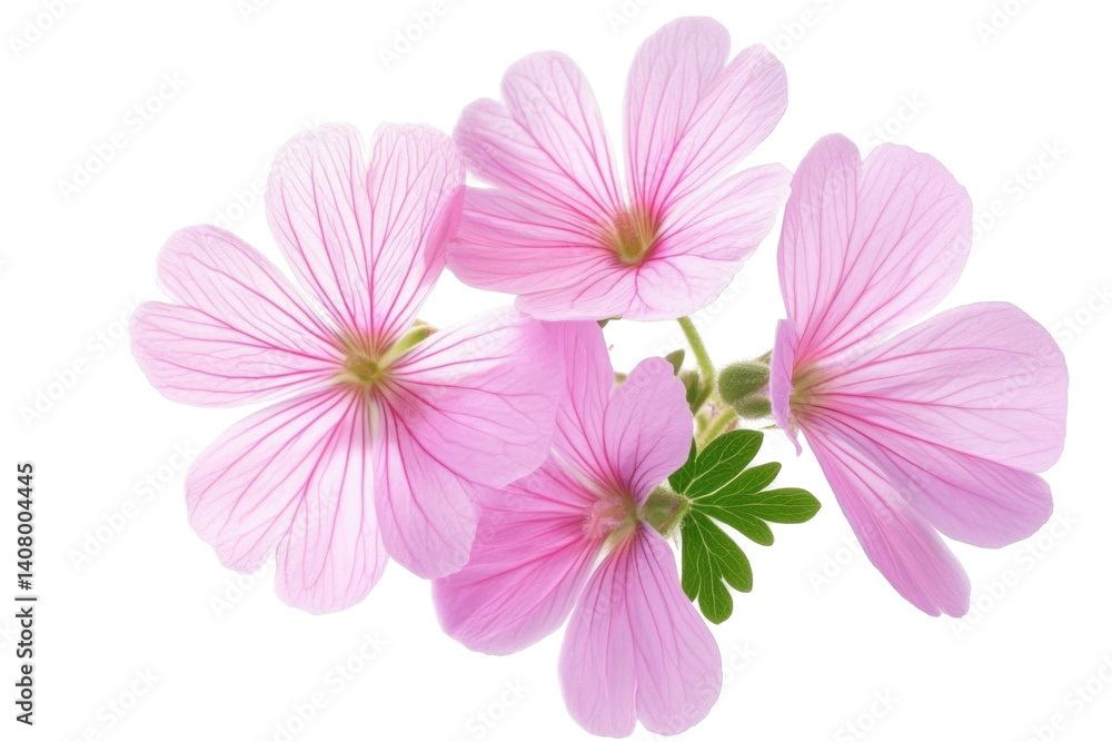 Isolated Geranium Image on transparent background Isolated Geranium Image on transparent background