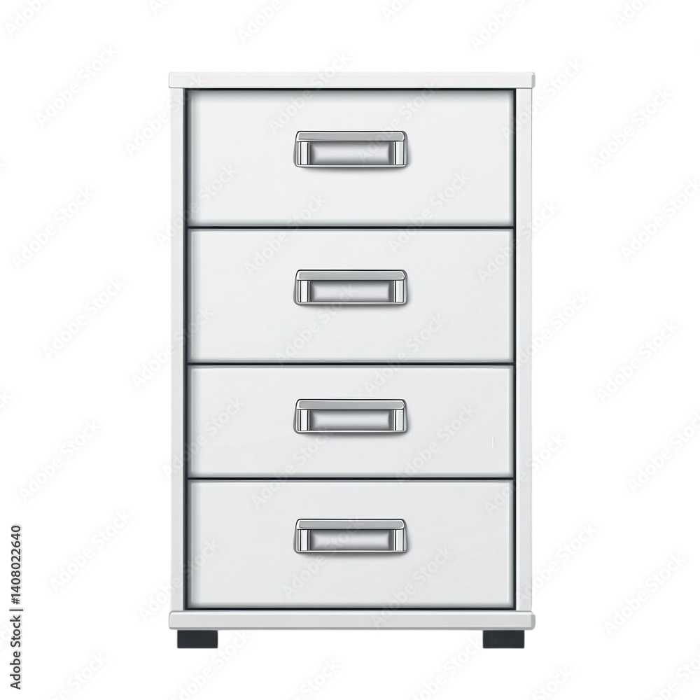 Filing cabinet isolated on transparent and white background Filing cabinet isolated on transparent and white background
