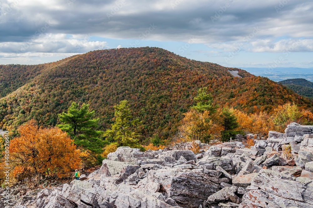 Fasll Colors from a Rocky Summit in Virginia Fasll Colors from a Rocky Summit in Virginia