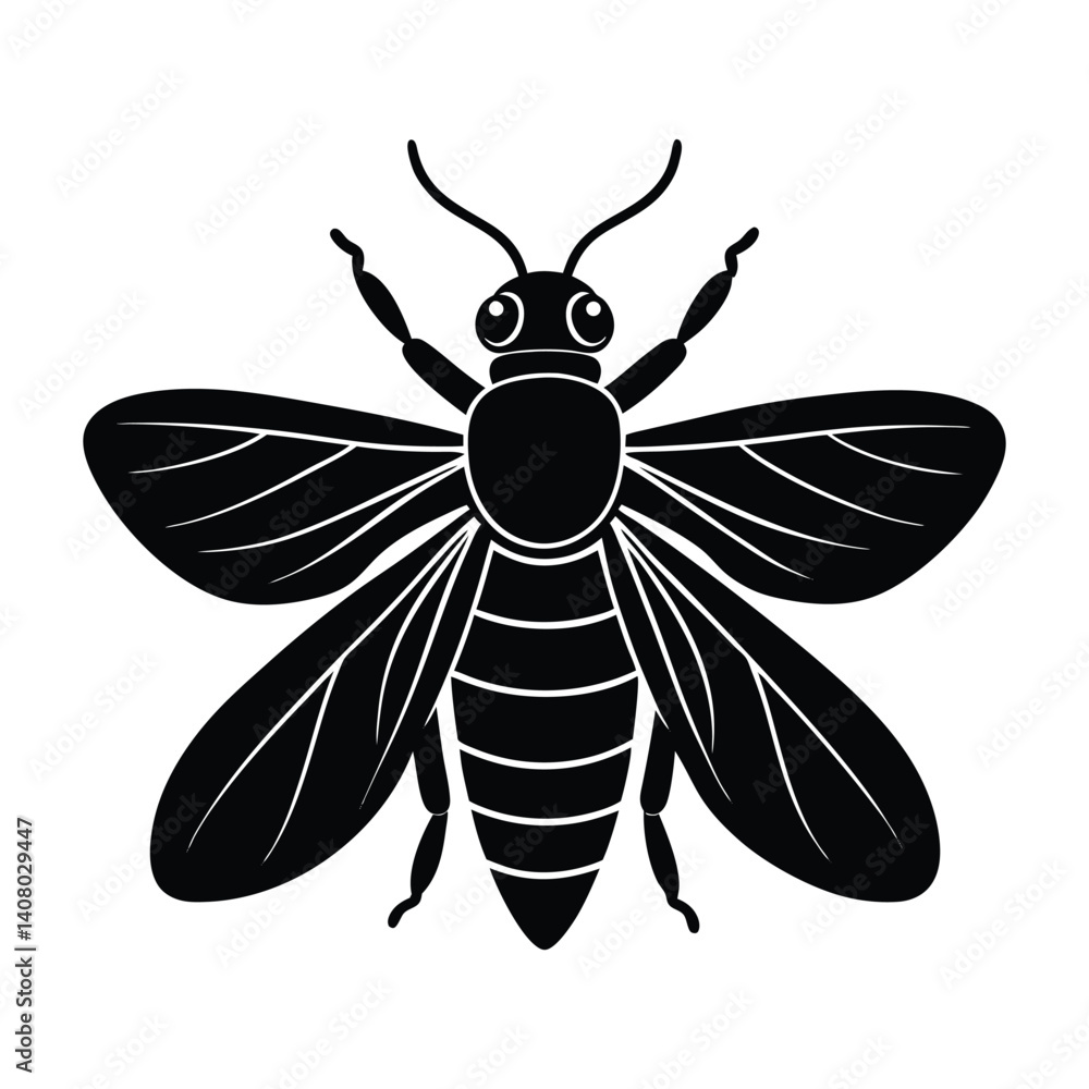 Fototapeta premium vector illustration of a bee