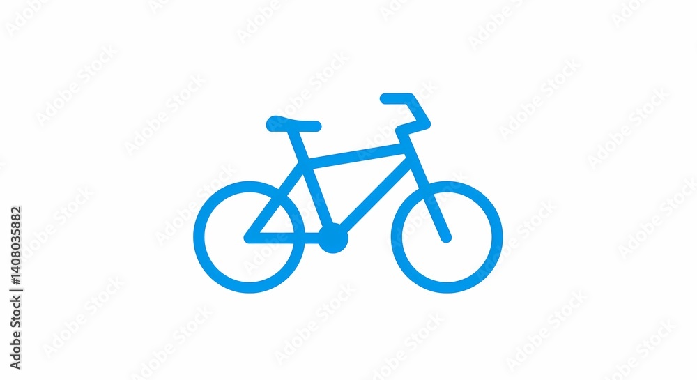 Fototapeta premium bicycle on a white background