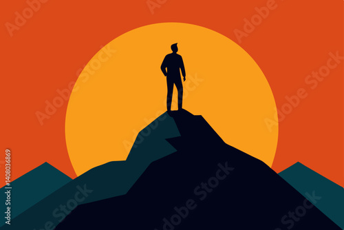 silhouette of a woman in the desert