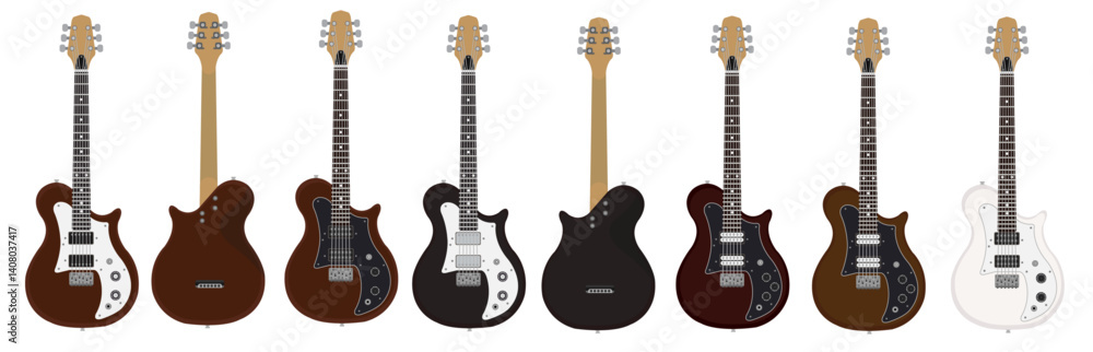 Obraz premium American 70s Classic Electric Guitars