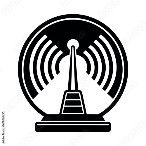 Access Point AP Silhouette Vector