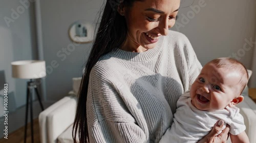 The Mother Holding Baby