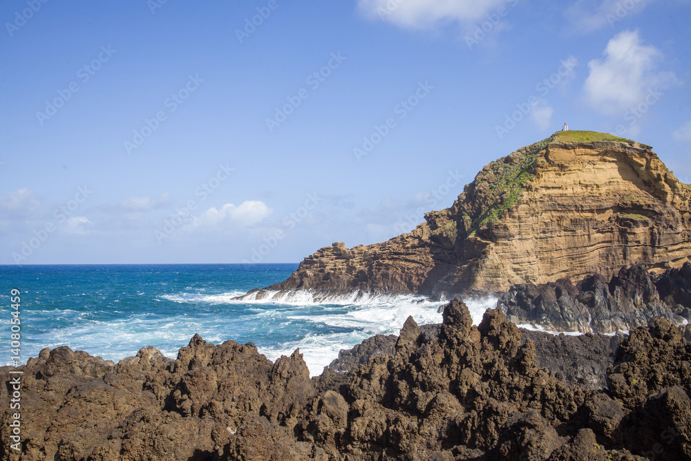 Explore the stunning natural pools at Madeira's Piscinas Naturais do Aquario and enjoy the beautiful coastal scenery