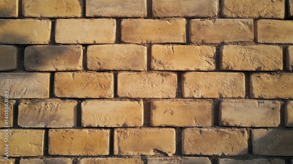 Fototapeta premium Hispanic mason constructing a brick wall. Featuring masonry and building