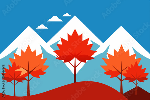 autumn maple leaves