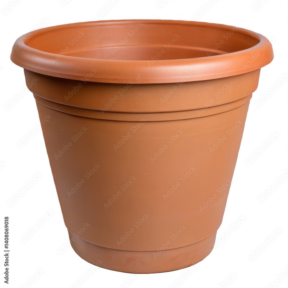 Terracotta Tapered Plastic Garden Pot Durable and Stylish Planter for Indoor and Outdoor Use Terracotta Tapered Plastic Garden Pot Durable and Stylish Planter for Indoor and Outdoor Use