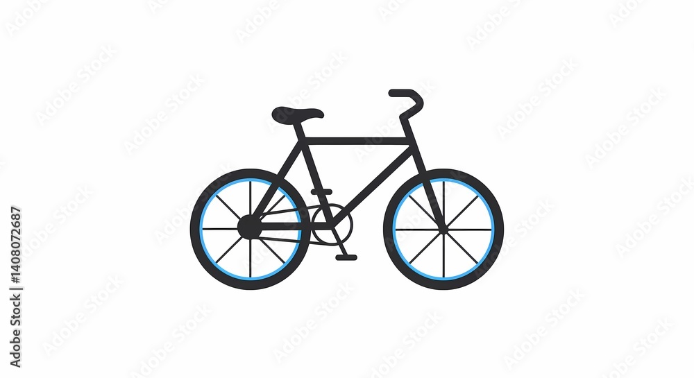 Fototapeta premium vintage bicycle isolated on white
