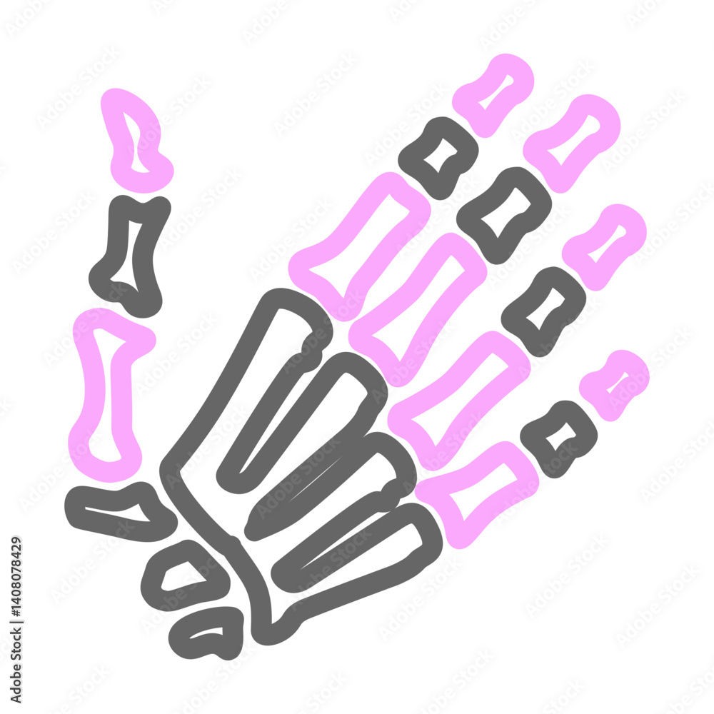 Xray Vector Line Lt Pink Grey Icon Design Xray Vector Line Lt Pink Grey Icon Design