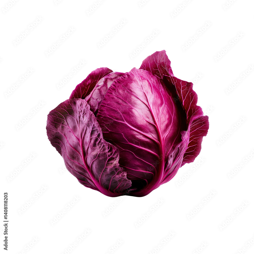 Obraz premium Vibrant Red Cabbage A Culinary Delight