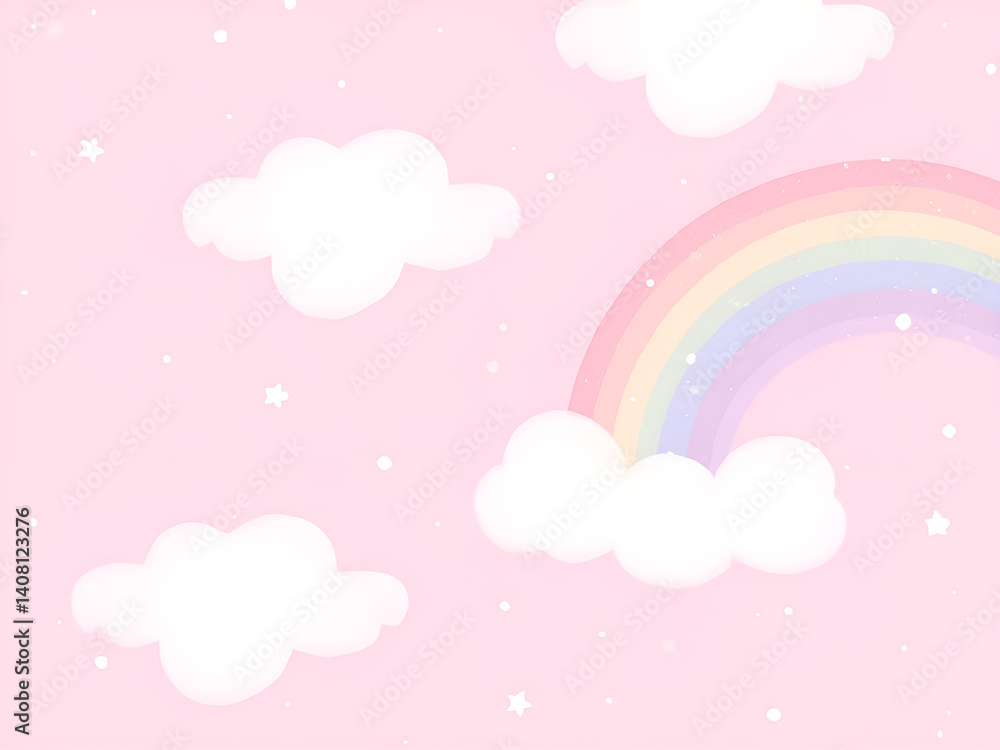 pink background with clouds pink background with clouds