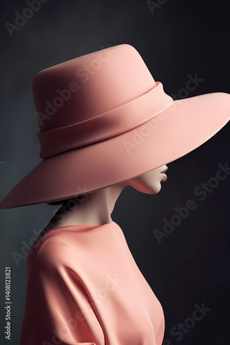 woman with hat