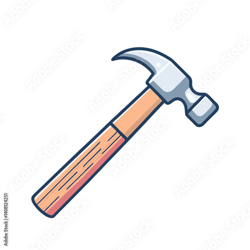 Bouncing Hammer Vector Icon Animation